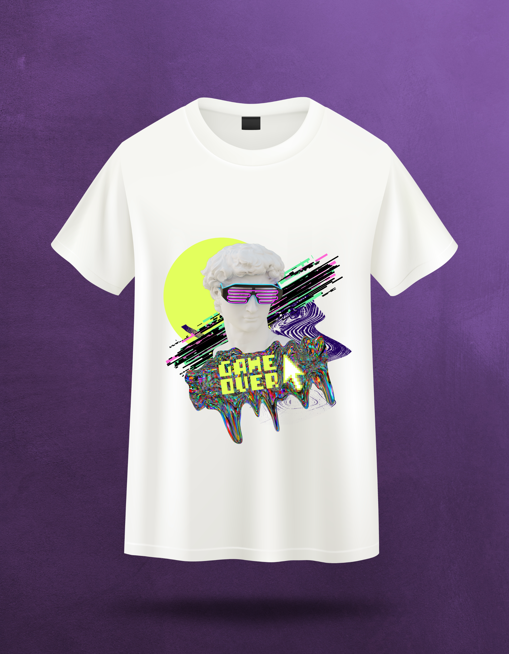 Game Over – Retro Glitch T-Shirt